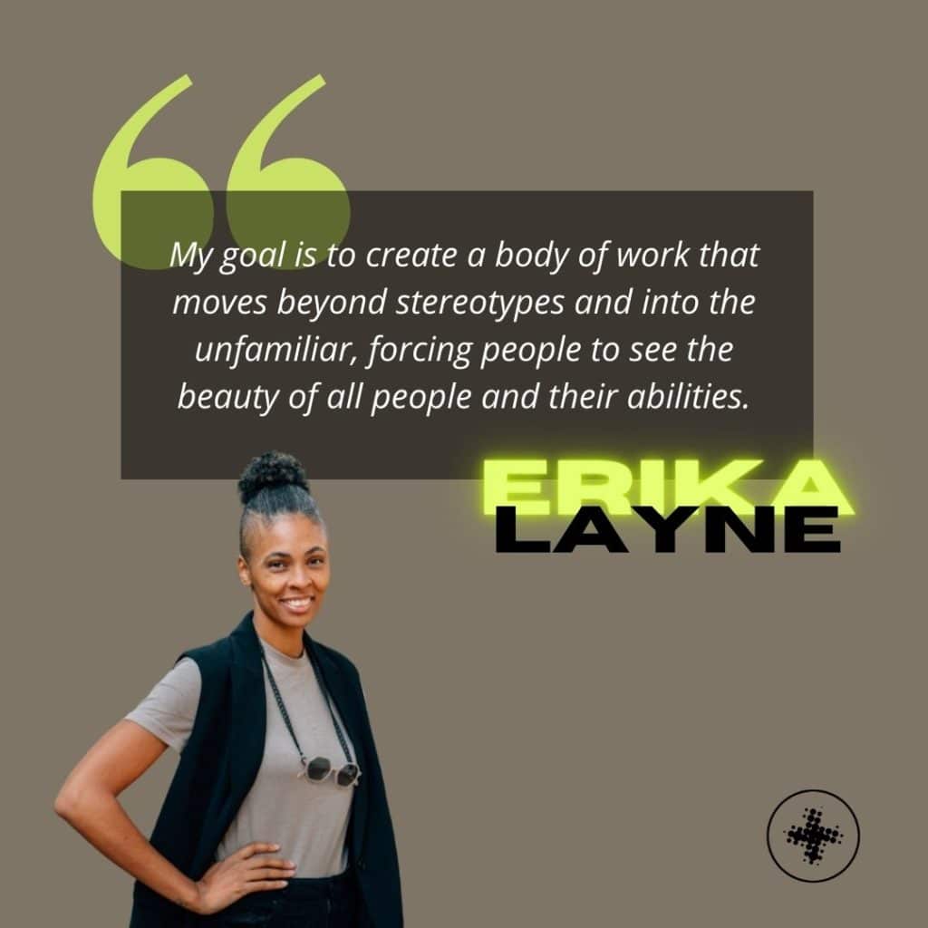 Loupe and Grain co-founder Erika Layne with quote