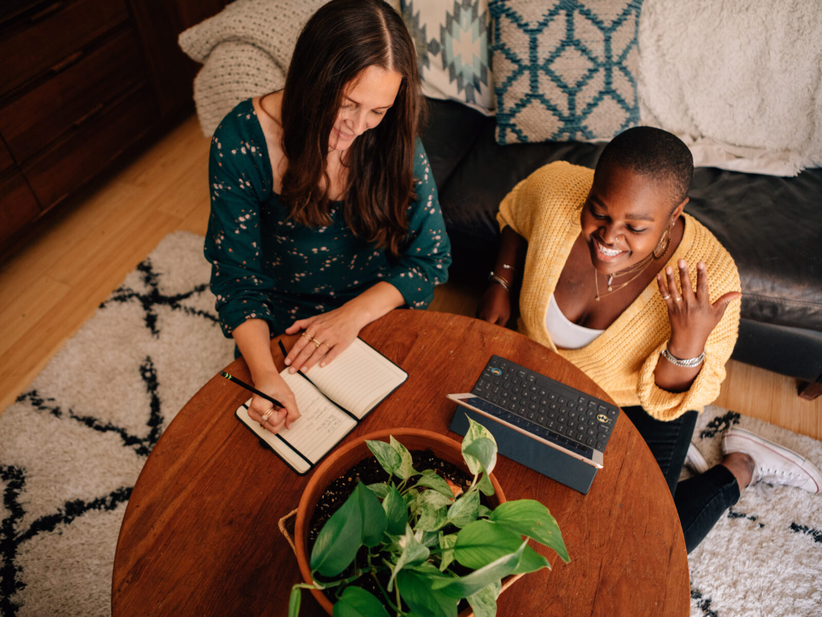 Two Women Collaborating